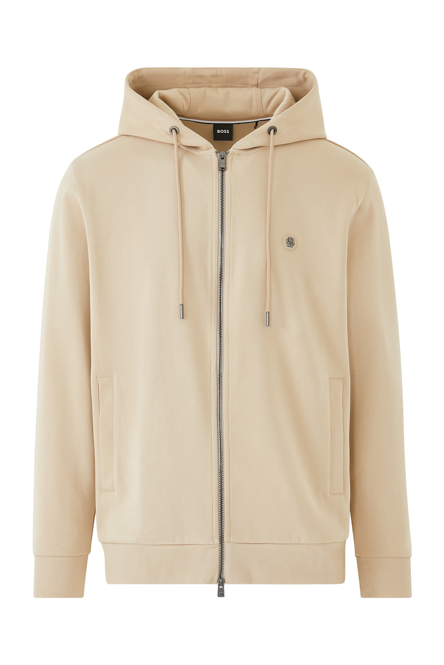 سويت شيرت بقصة عادية وسحاب