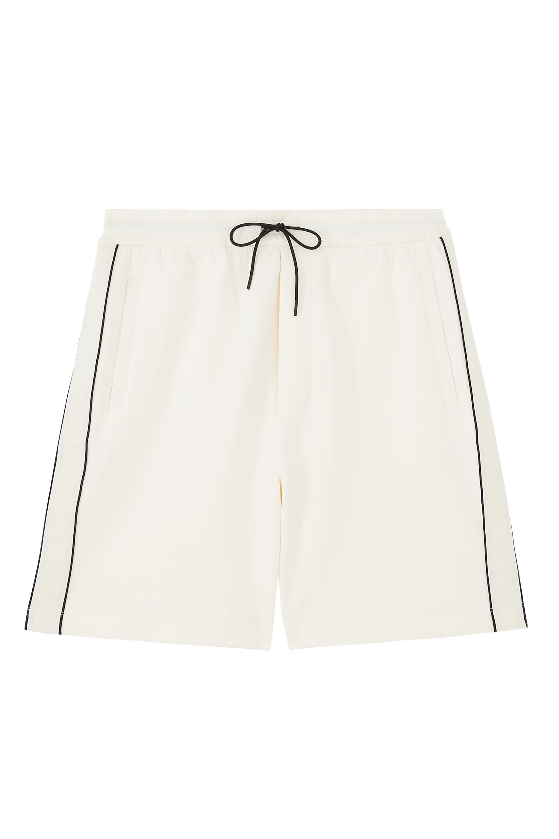 شورت رياضي بشريط شعار الماركة