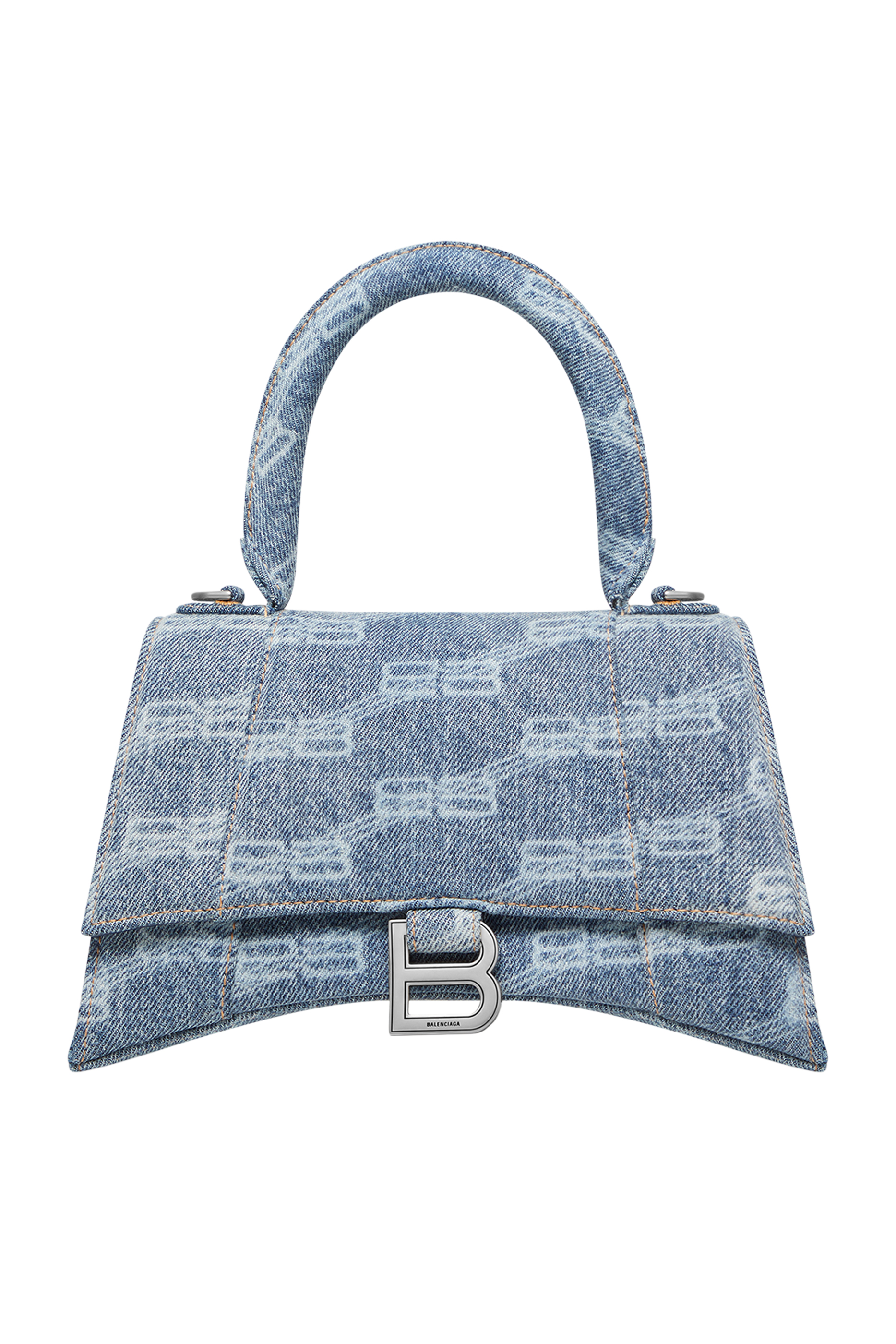 حقيبة يد اورجلاس صغيرة بشعار حروف الماركة