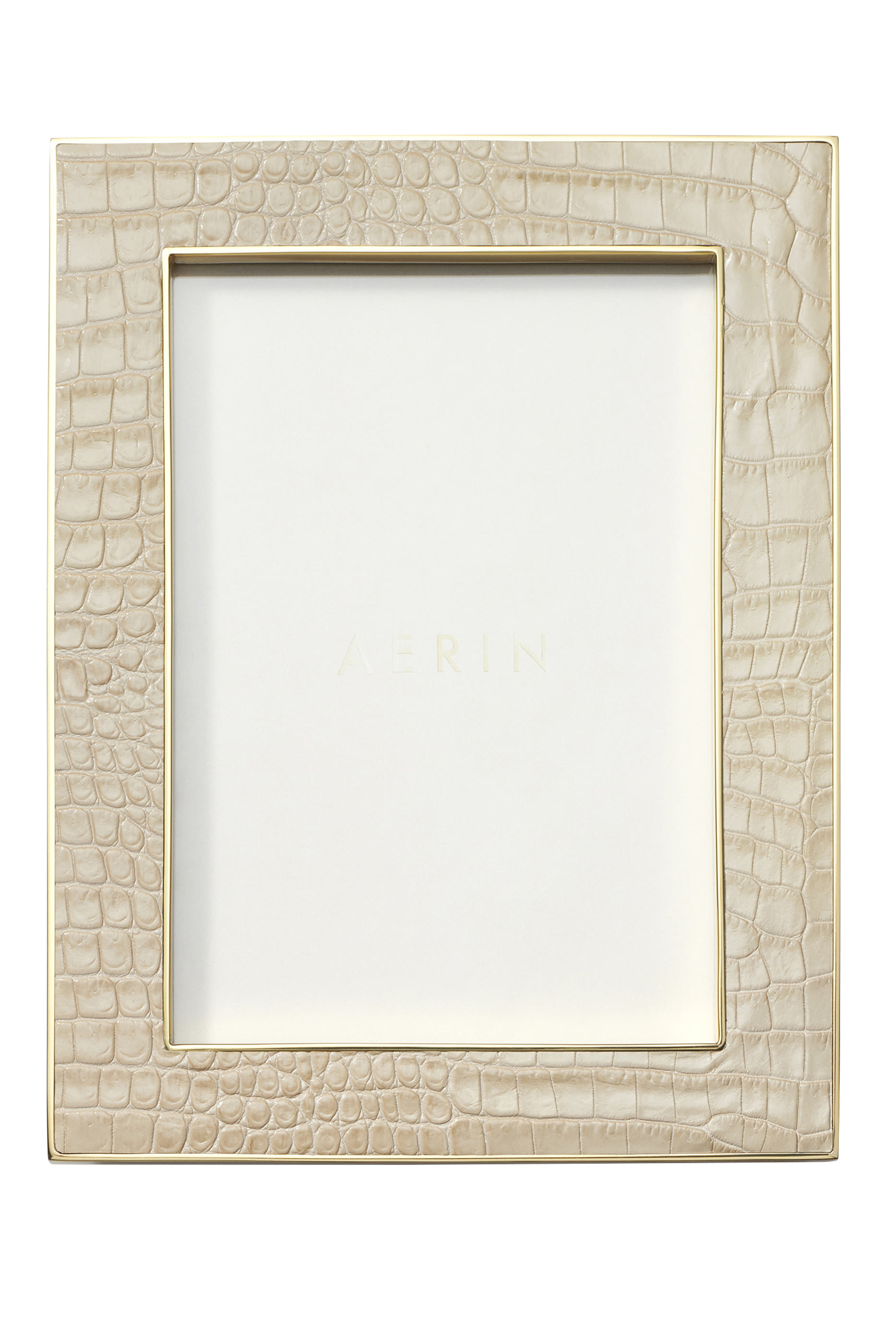 إطار كلاسيكي جلد بنقشة جلد تمساح