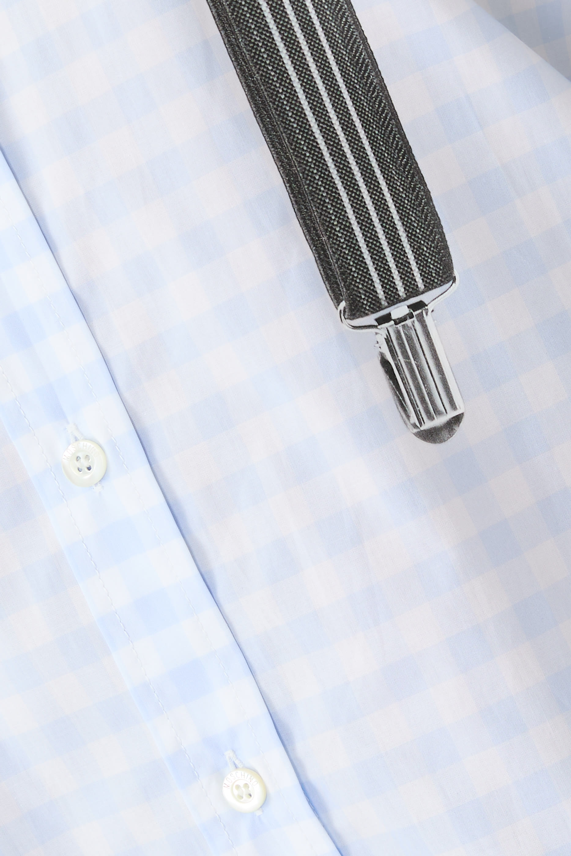 قميص فيشي بطبعات قطن