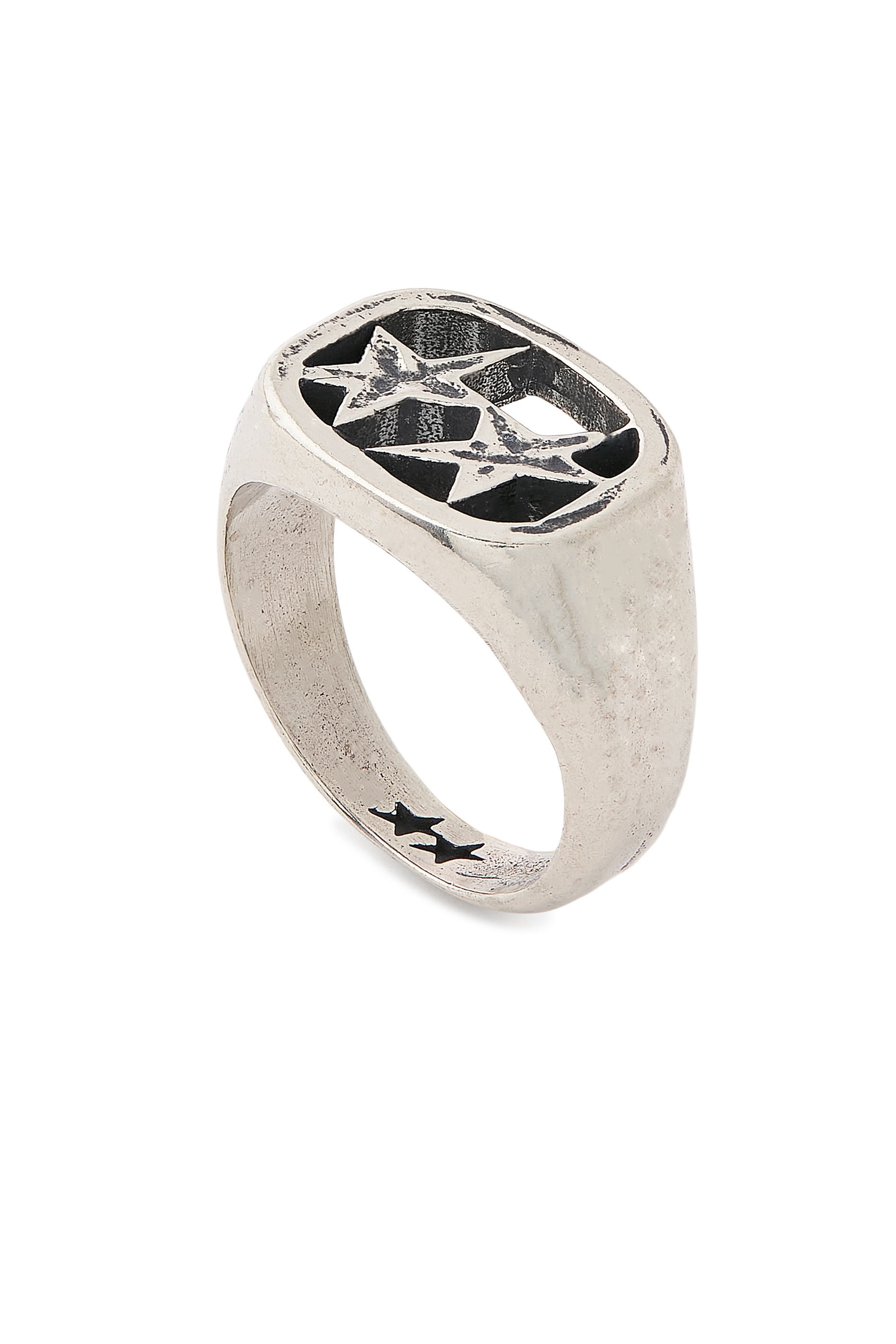 خاتم بإطار، فضة إسترلينية 925