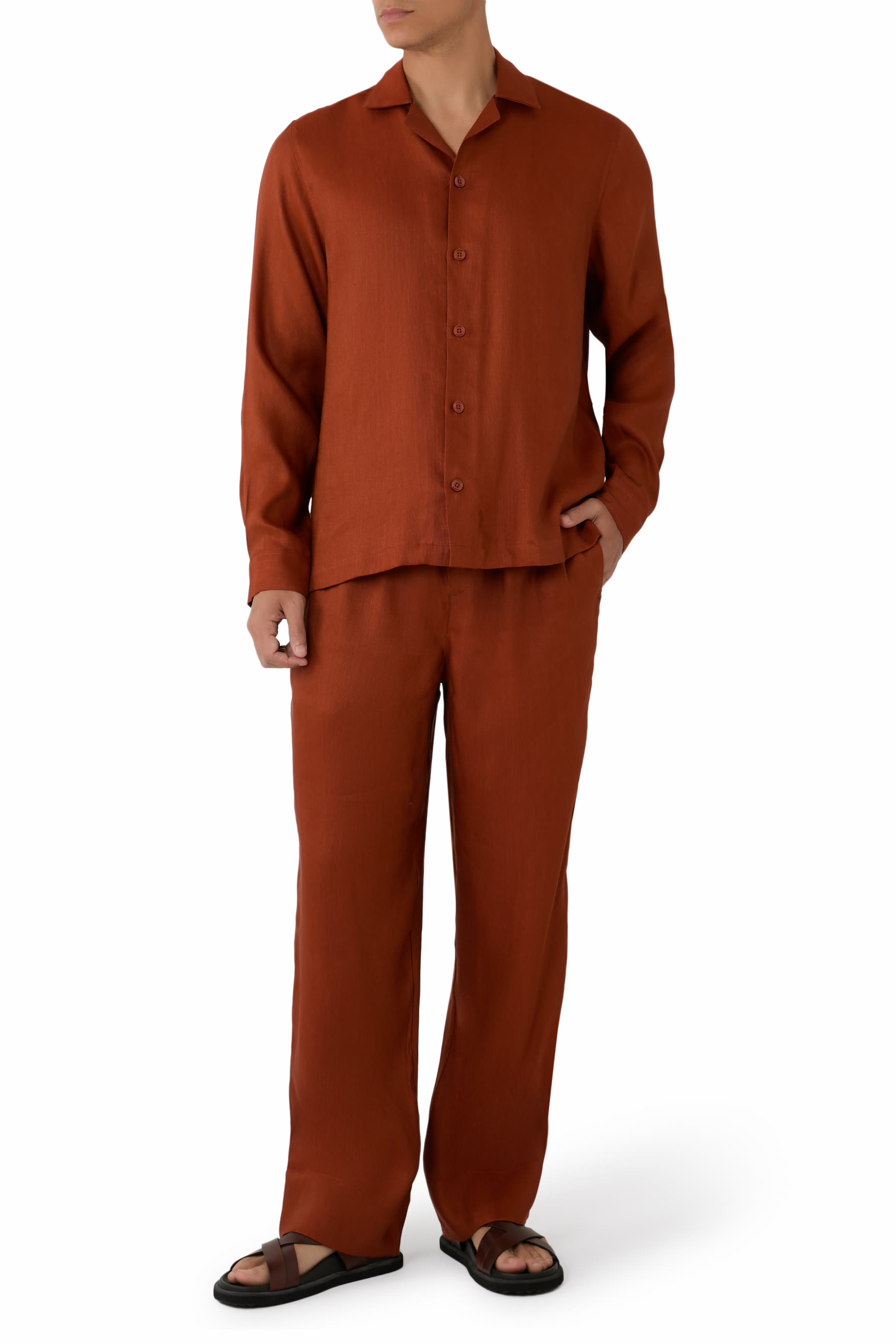 بنطال لوان كتان