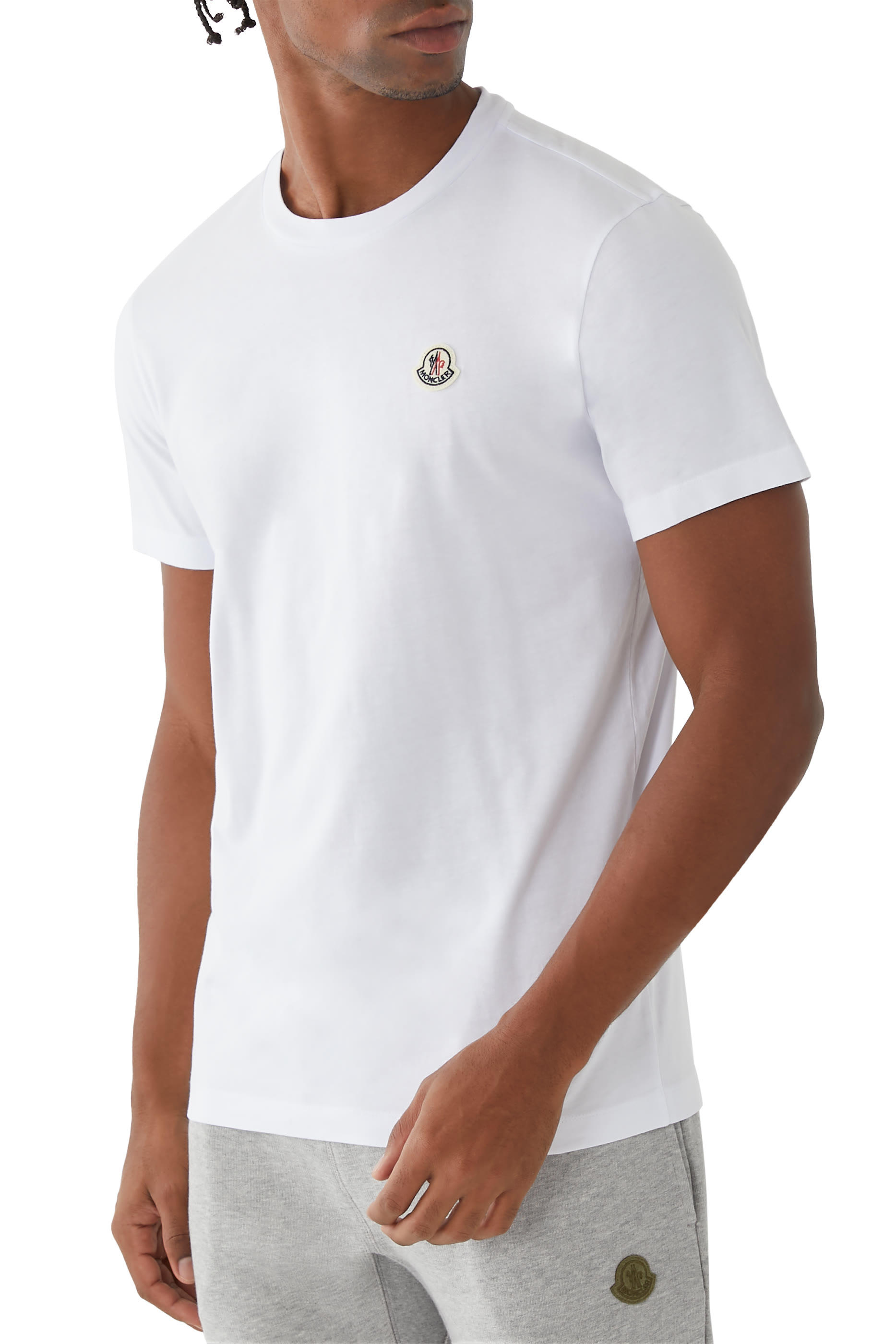 تيشيرت برقعة شعار الماركة قطن