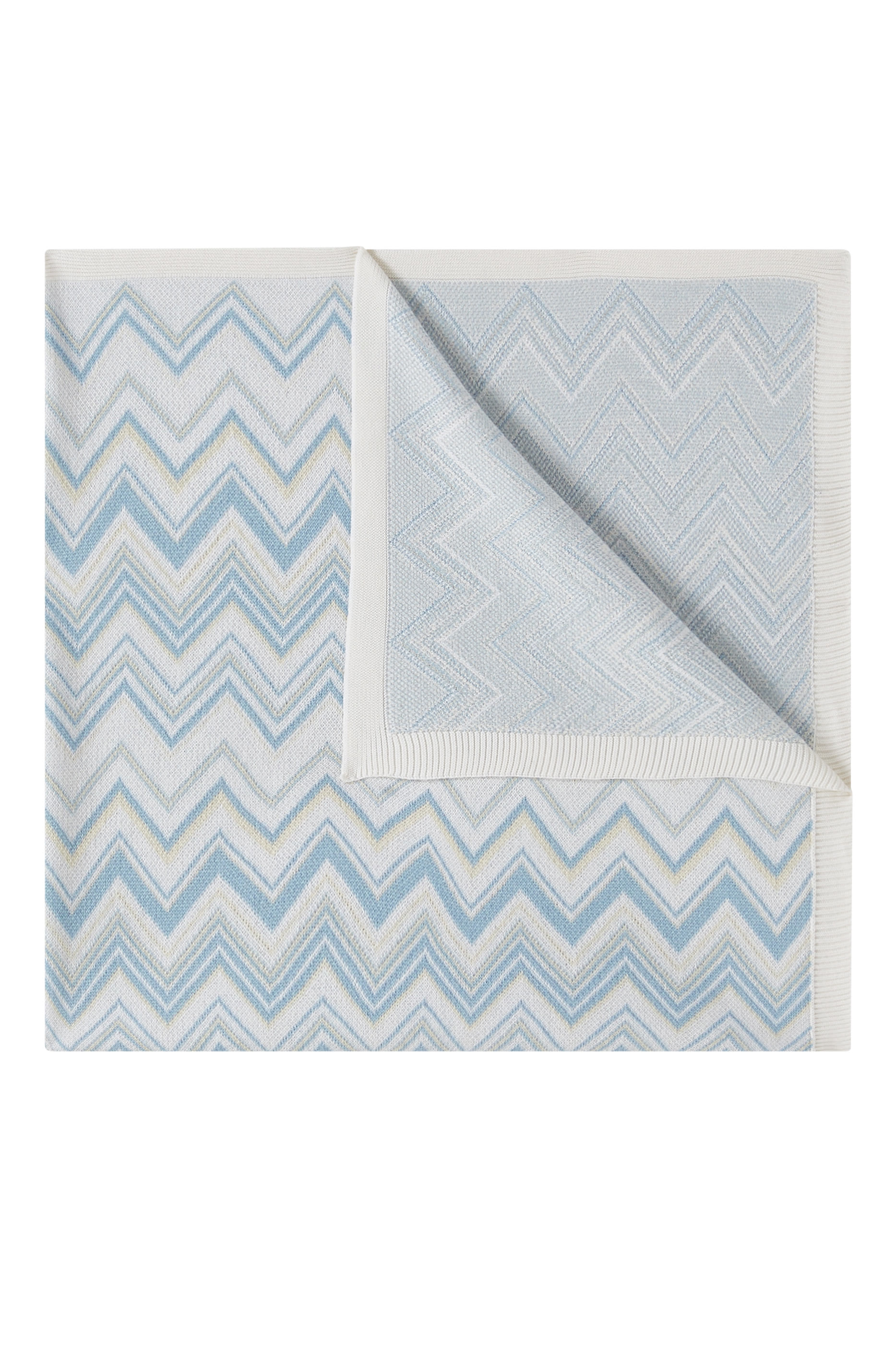 Kids Zigzag Stretch Cotton Blanket