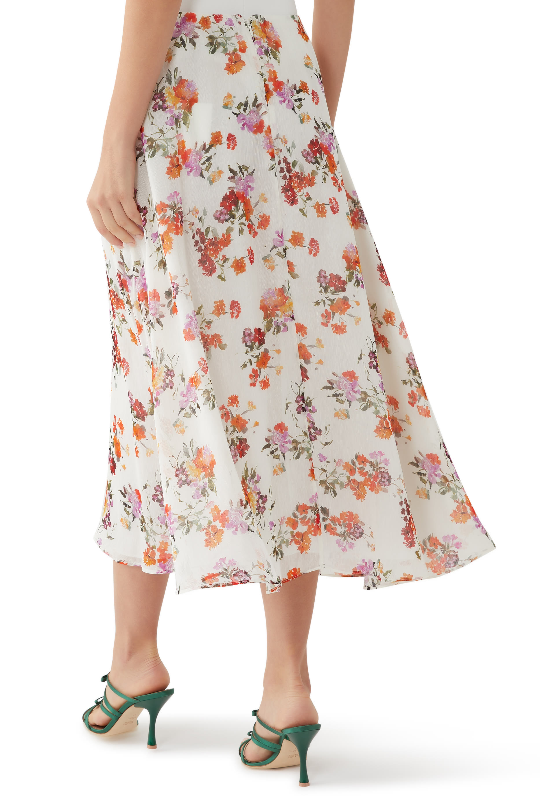 Cyma Circular Midi Skirt