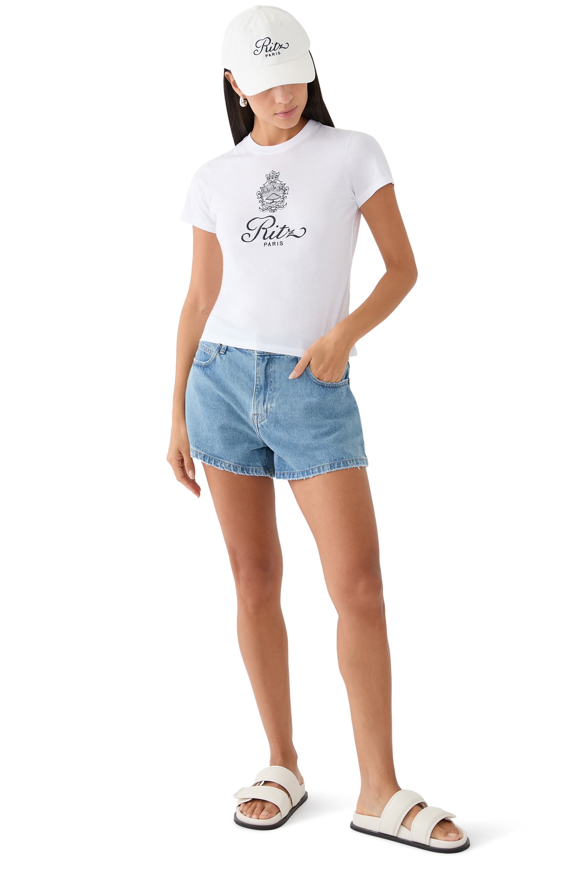 تيشيرت بيبي بأكمام قصيرة بشعار ريتز