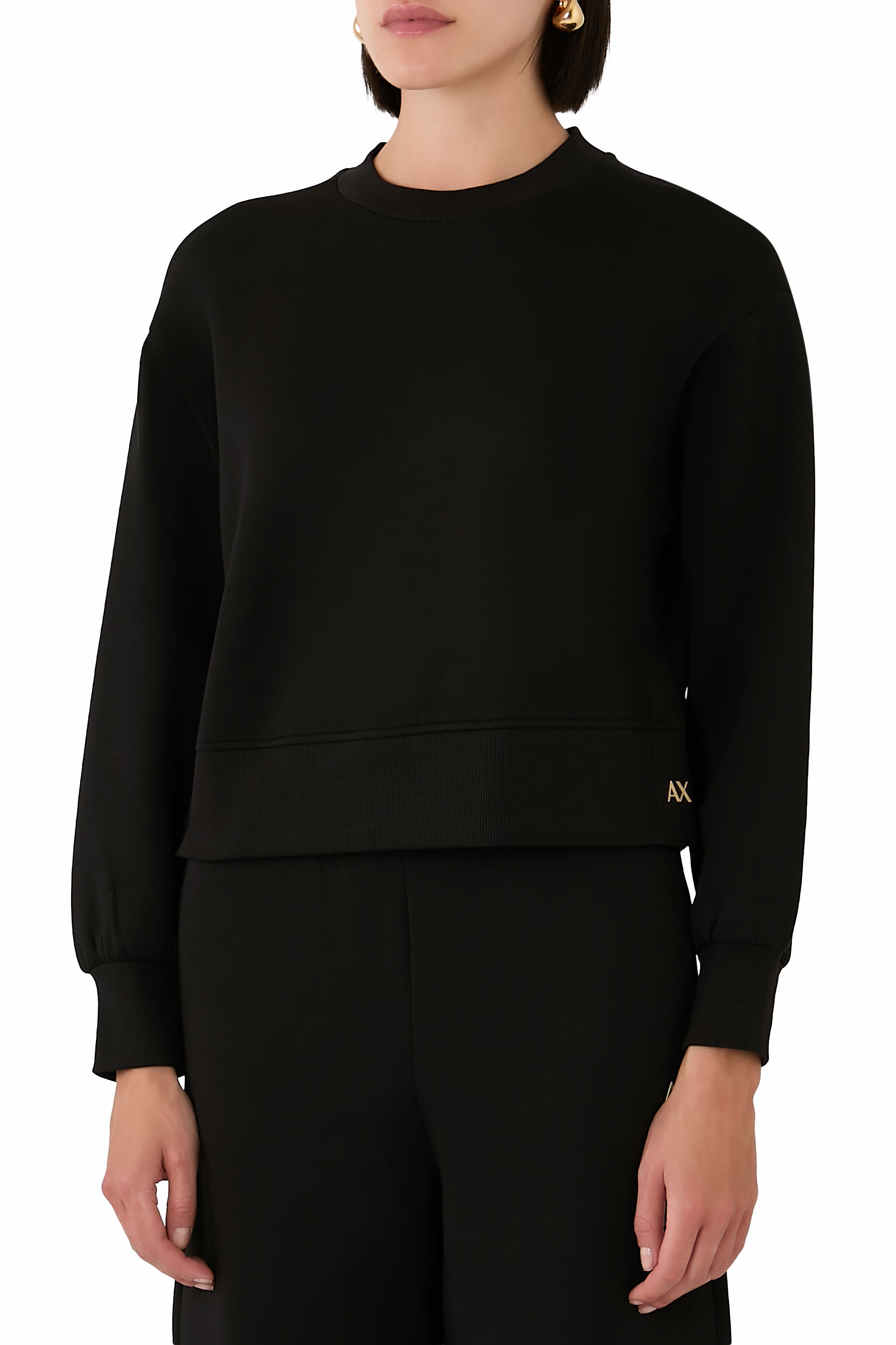 سويت شيرت سالين دي جيرو بياقة ضيقة