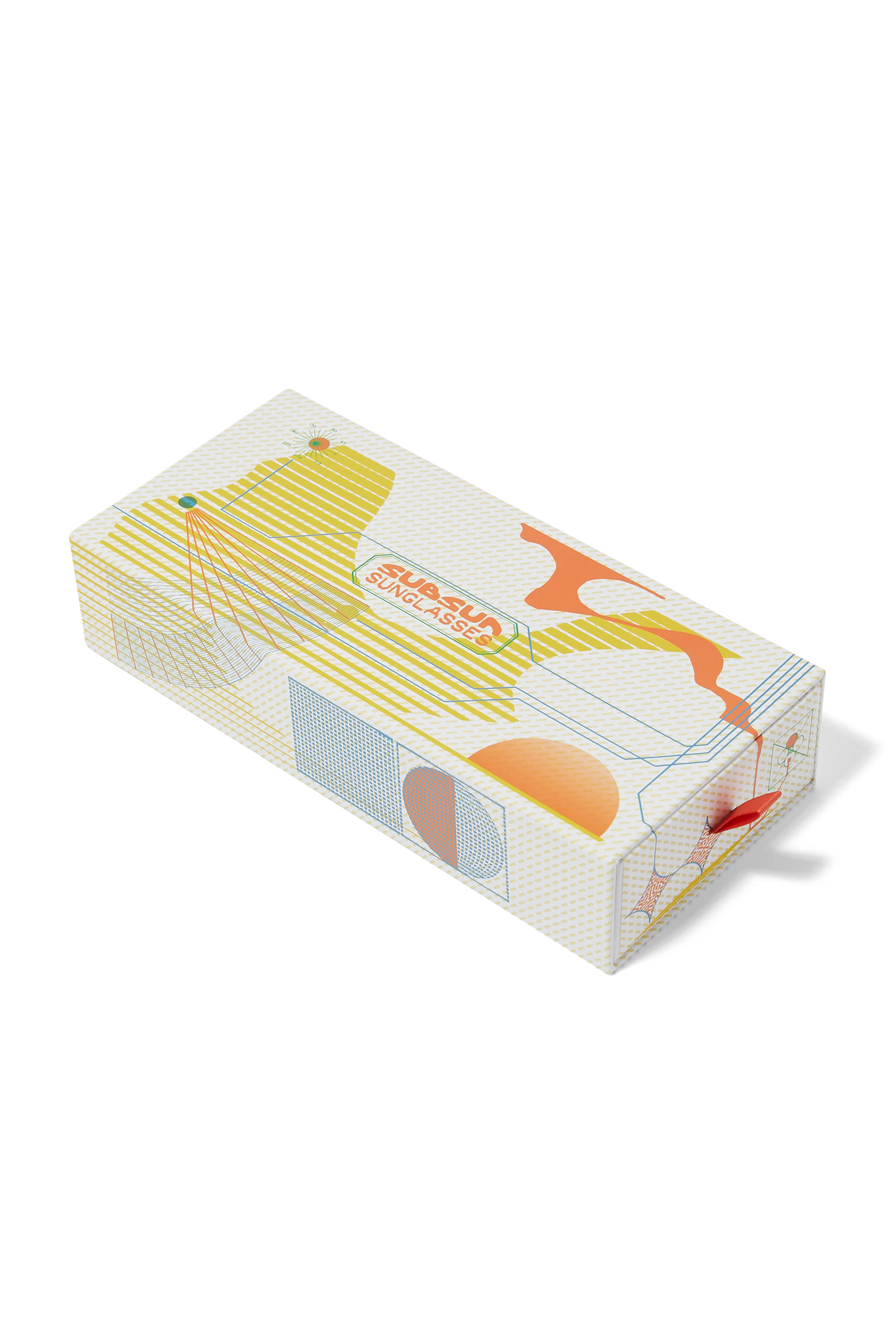 نظارة شمسية إس يو بي 004 بعدسات برتقالية شفافة