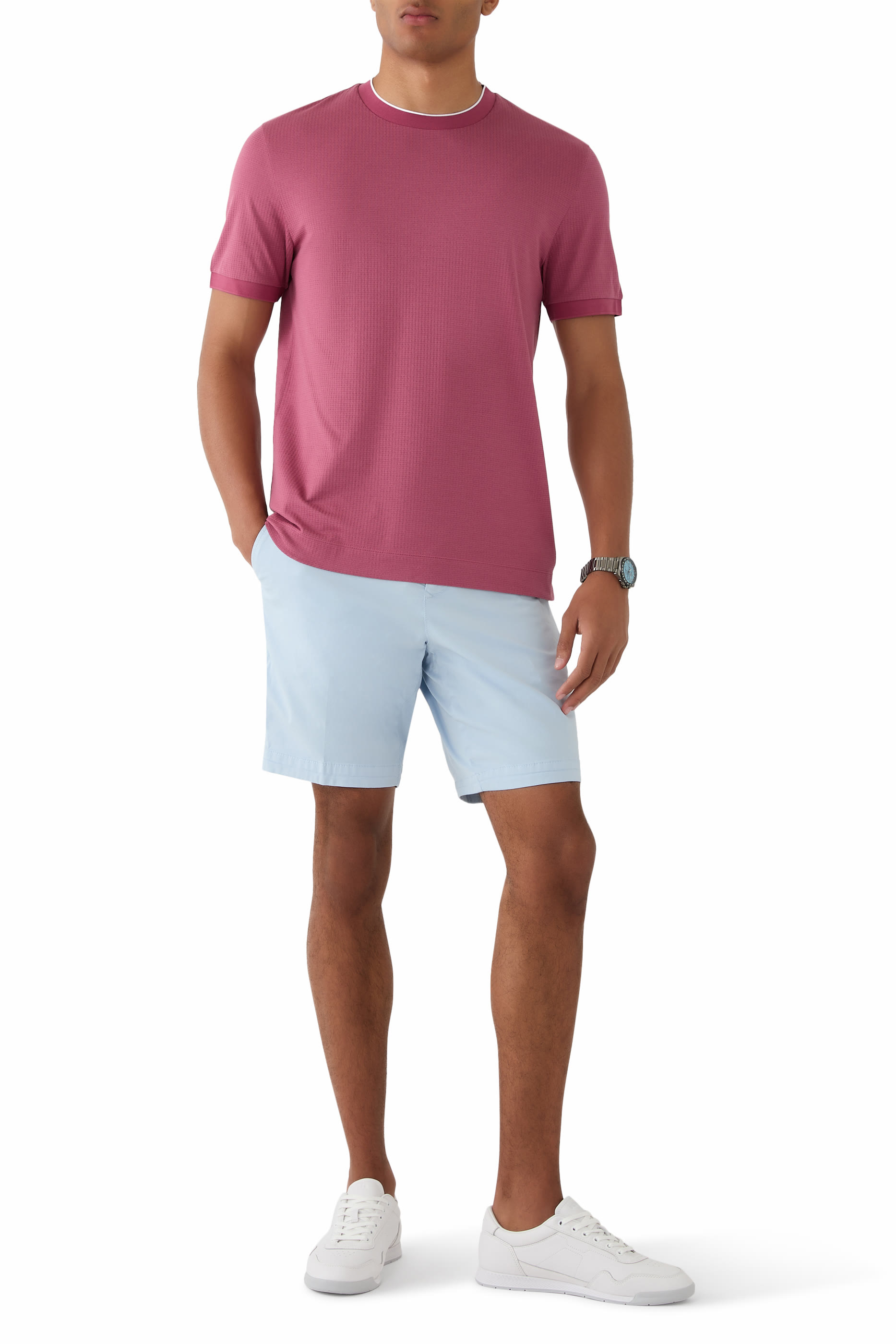 تيشيرت قطن وحرير