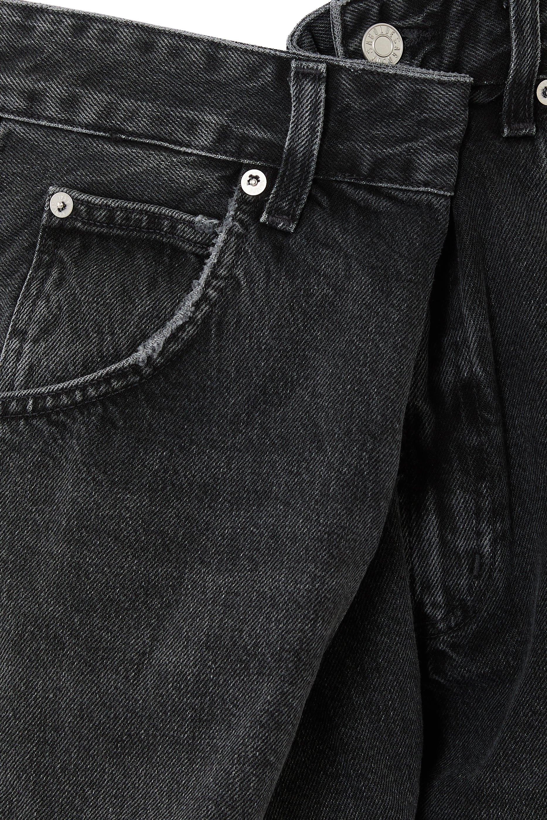 بنطال جينز فانا بجزء مطوي