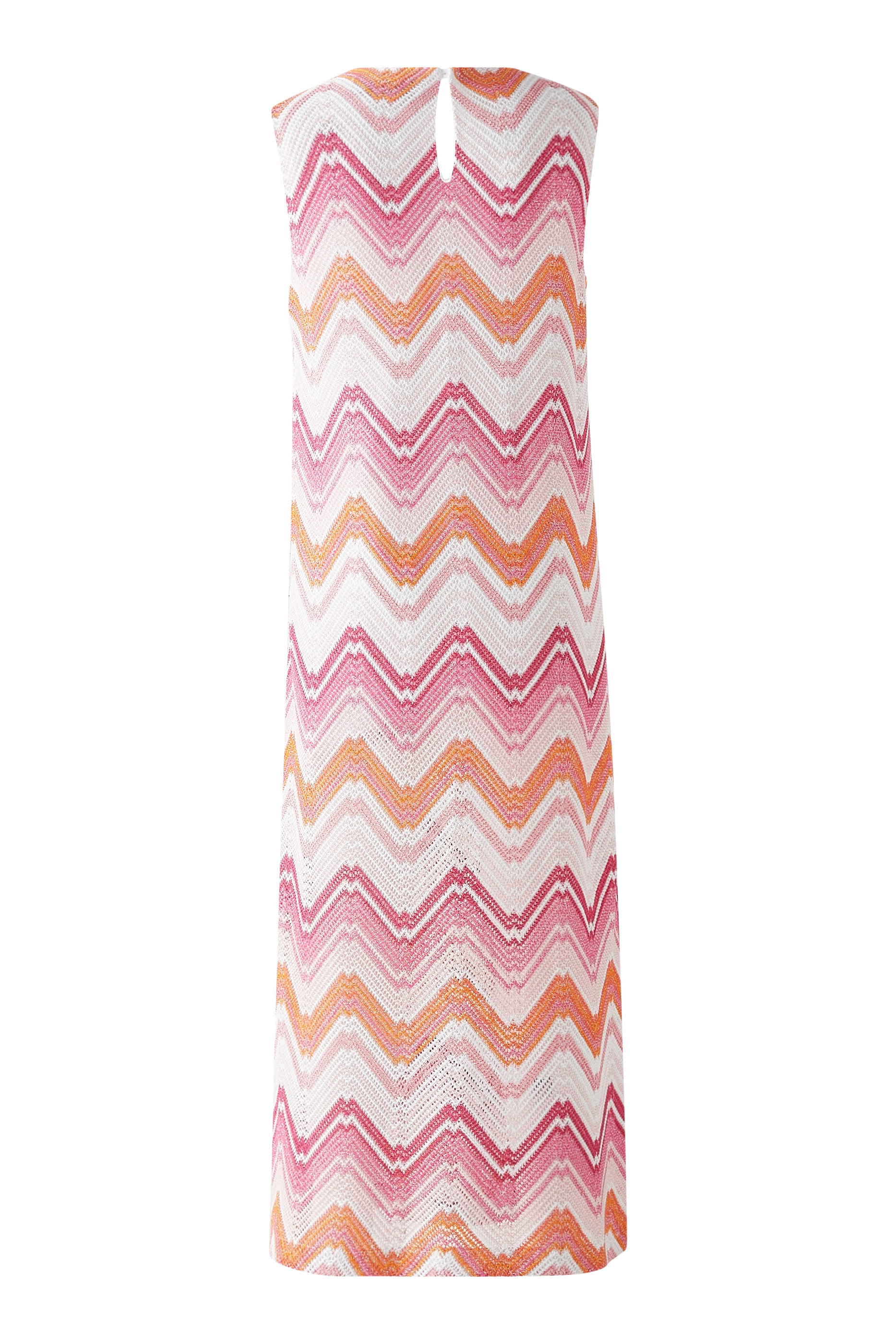 فستان بنقشة خطوط متعرجة قطن للأطفال