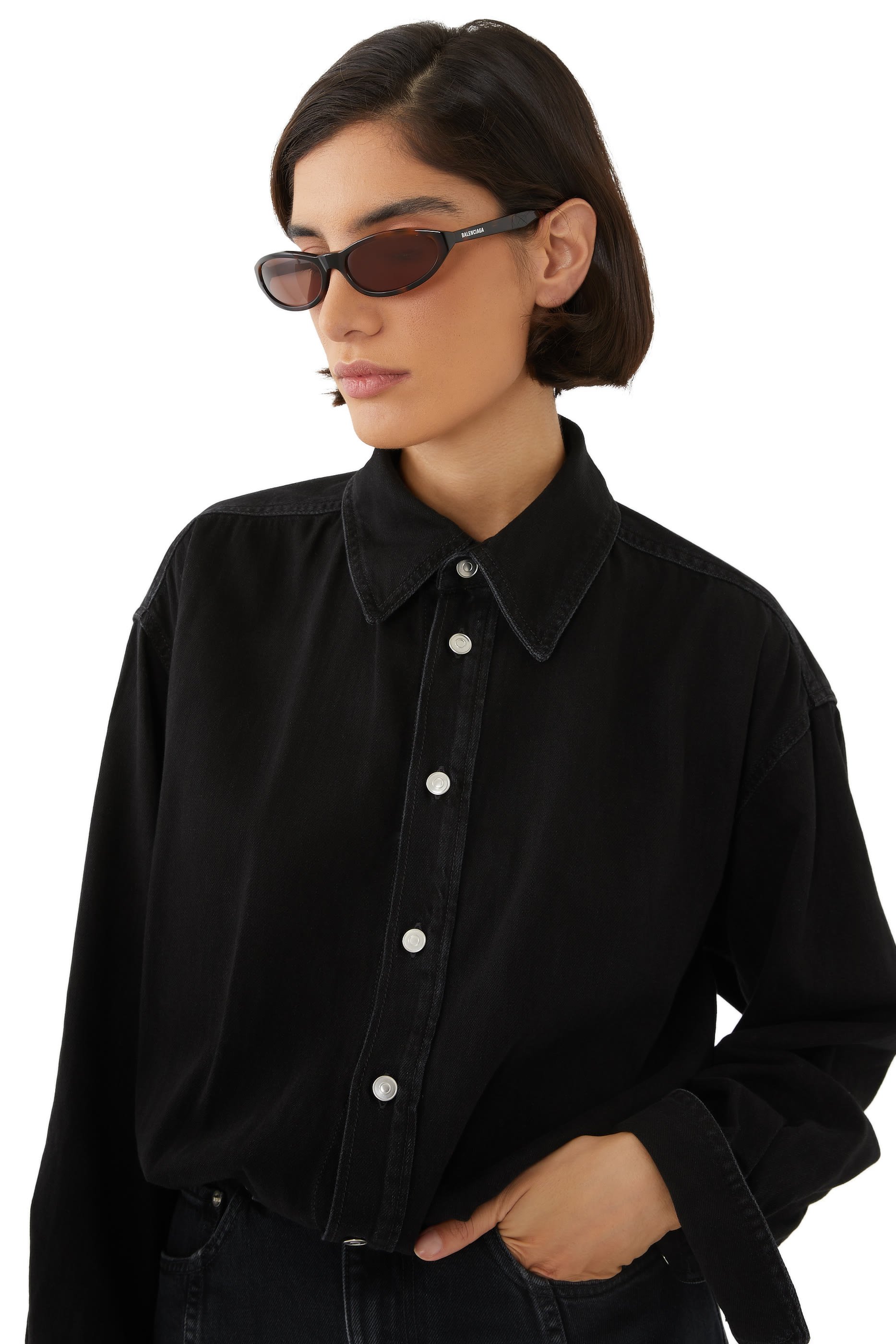 نظارة شمسية نيو بإطار دائري