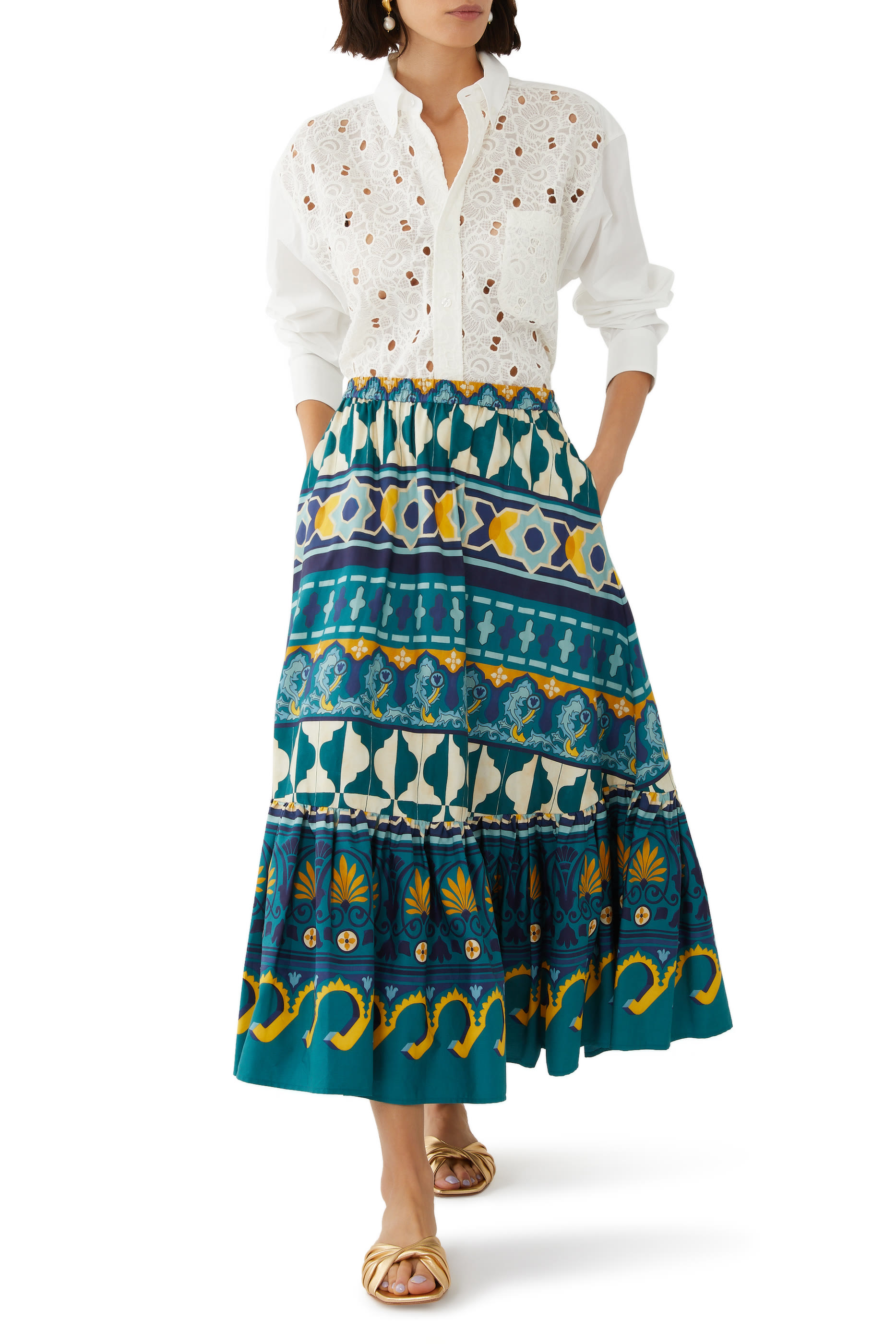 تنورة سن ست كاساريالي بلاسيه إيميرلد