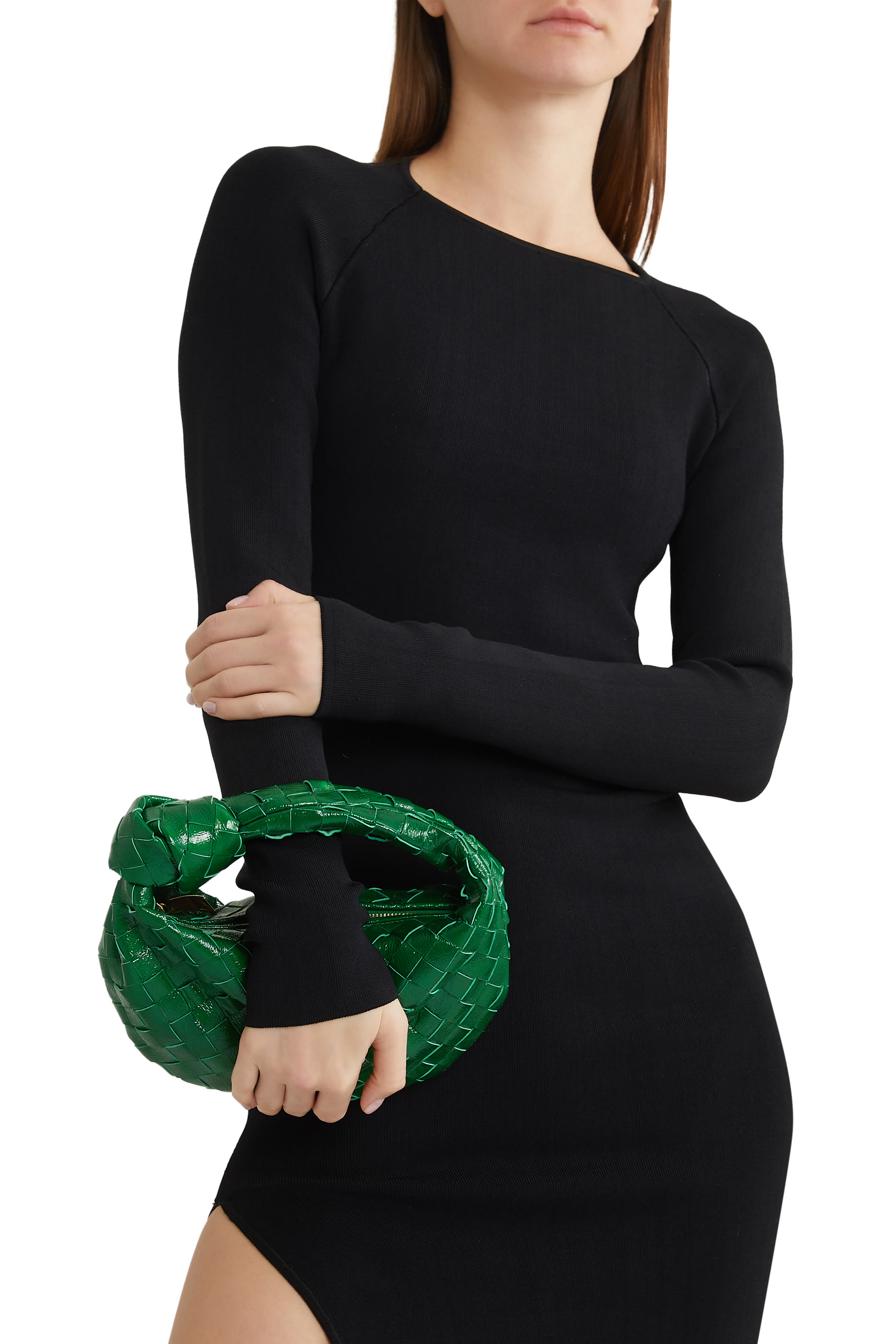 حقيبة جودي صغيرة بتصميم مجدول